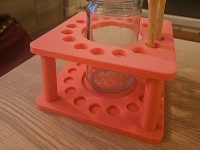 Paintbrush and Water Holder