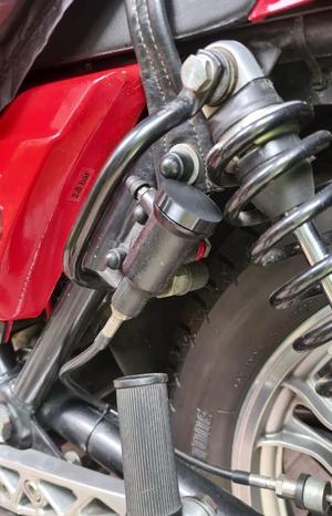Rear brake valve cover for older Moto Guzzi