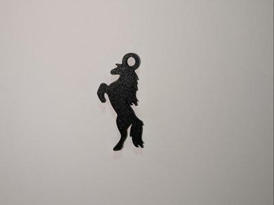 Rearing Horse Keychain