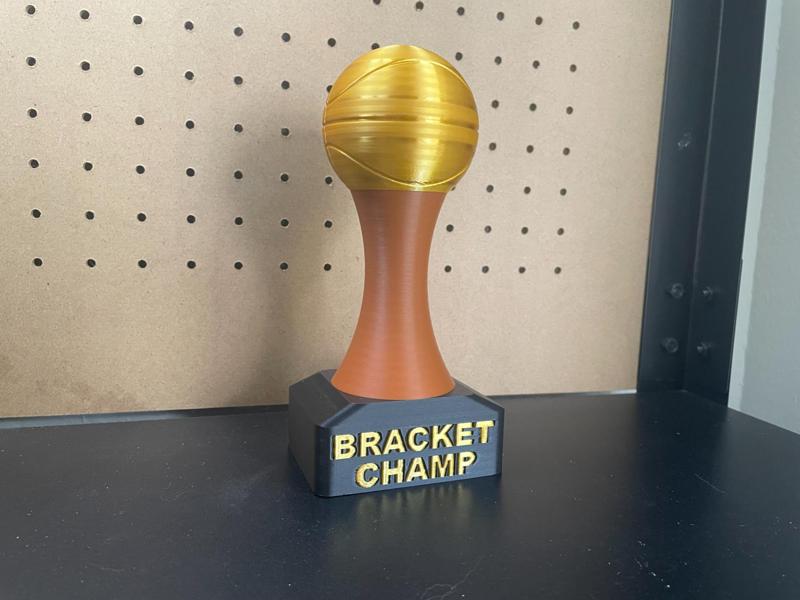 Basketball Trophy Bracket Champ