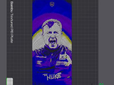Luke Littler (THE NUKE) Hueforge