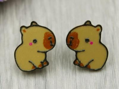 Cute Capybara Earrings