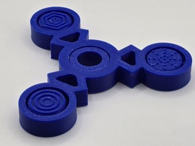 TriFidget Texture Spinner