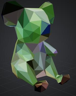 Low Poly Koala