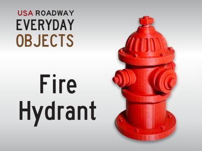 Fire Hydrant - US Road Objects