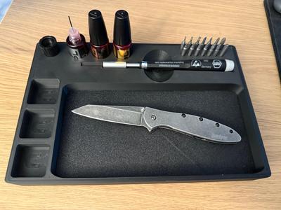 EDC Knife Maintenance Tray