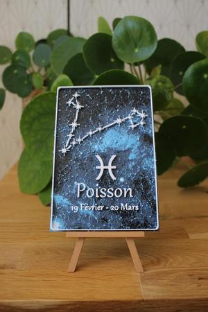 Pisces Astrology Card - English and French version