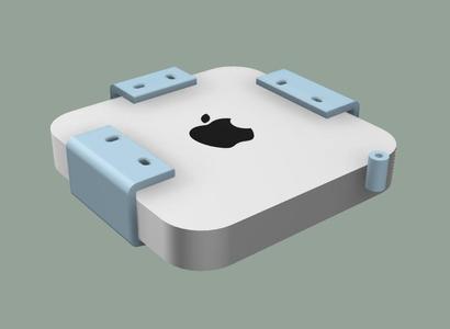 Mac mini M1 minimal under desk mount (small print bed)