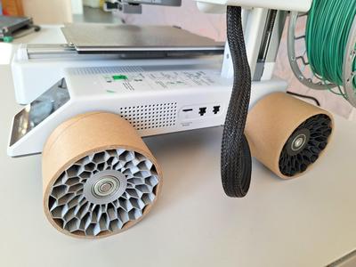 Cardboard Spool Wheel