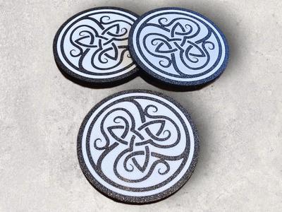 Celtic Knot Coasters - 2 Designs