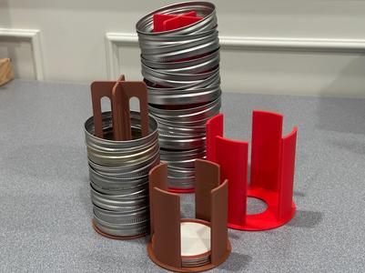 Mason Jar Lid Holder - Wide and Regular Mouth