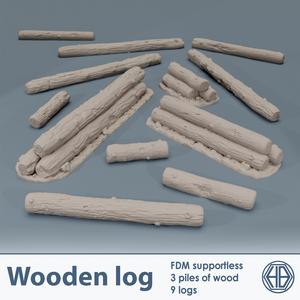 Wooden log