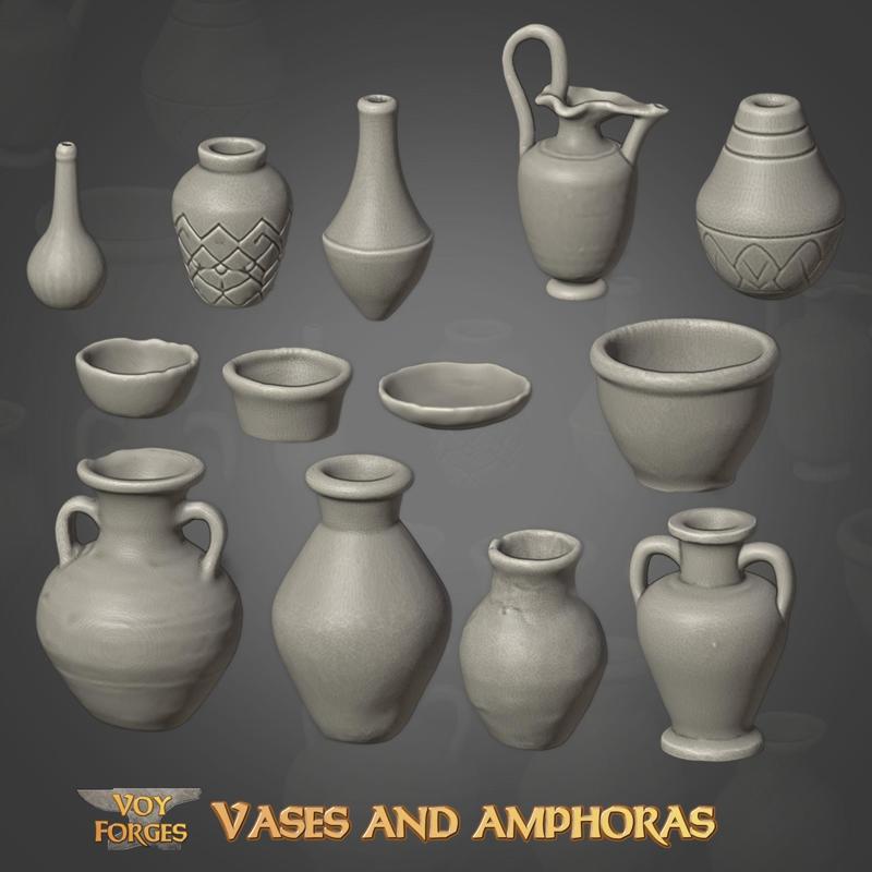 Vases and Amphoras for Basing