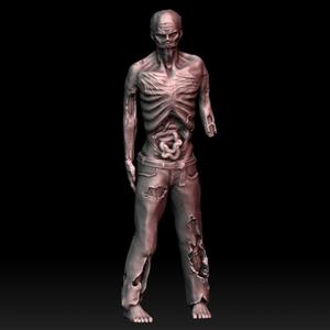 Zombie Miniature (Pre-Supported)