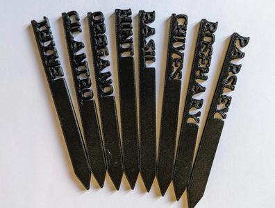 Herbal labels signs