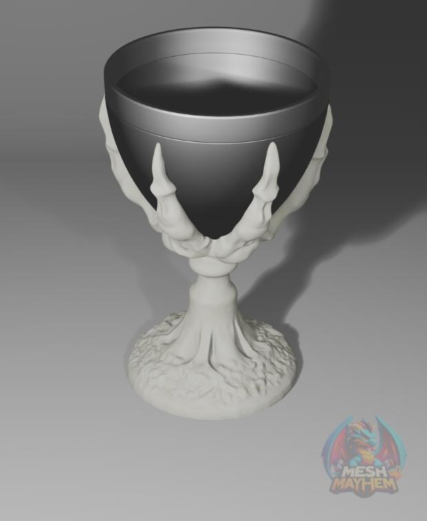 Skeleton Hand Chalice