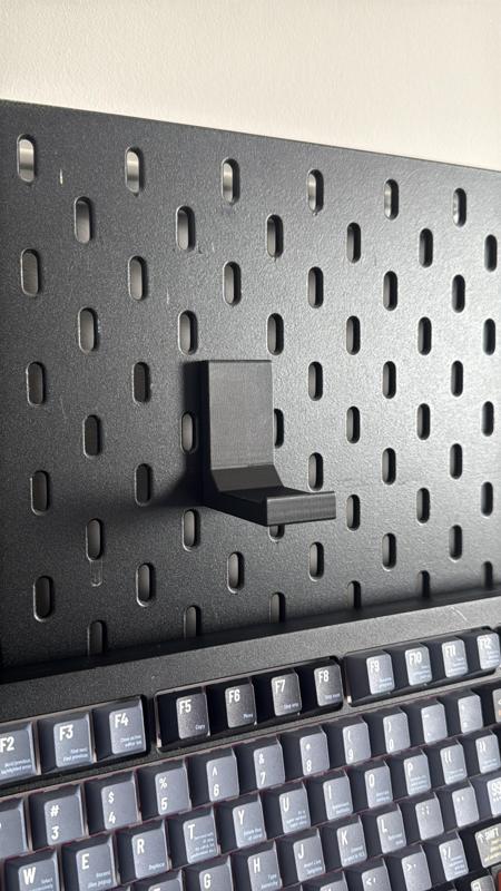 Ikea Skadis Pegboard Keyboard Controller & Accessories Holder