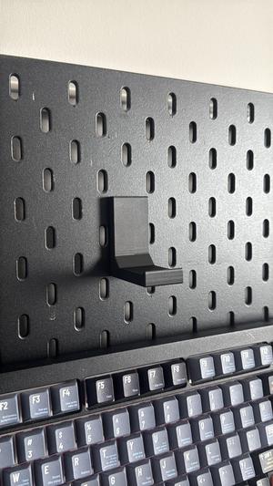 Ikea Skadis Pegboard Keyboard Controller & Accessories Holder
