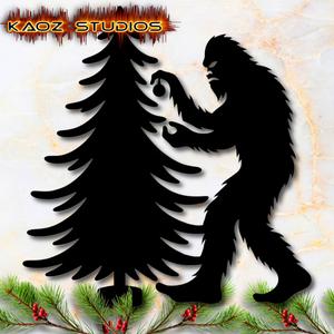 big foot christmas wall decor sasquatch decorating tree wall art