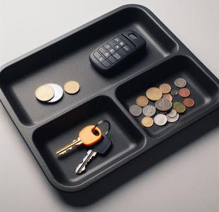 Modern Key and Coincatcher Tray