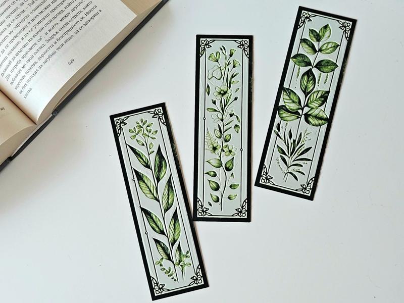 "Floral Elegance" - Bookmarks Set