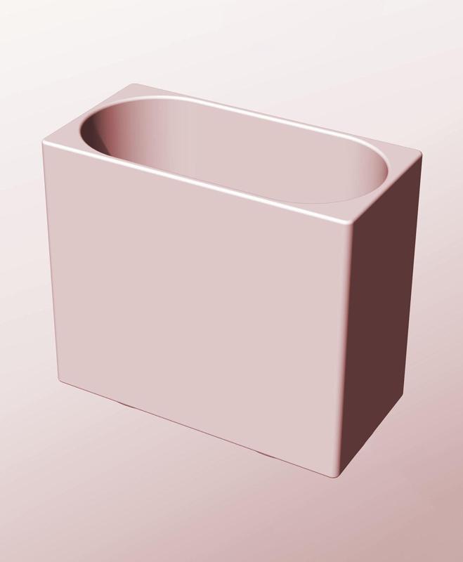 CX68-130 Stacking module bin for modern home decor 3d stl file