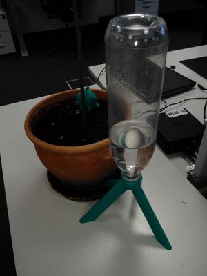 Automatic Plant Watering System with a PET Bottle
