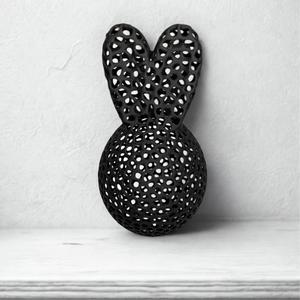 THE FAT VORONOI EASTER BUNNY / ABSTRACT DESIGN 