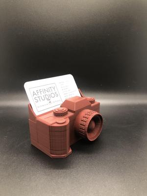 Camera Form Business Card Holder