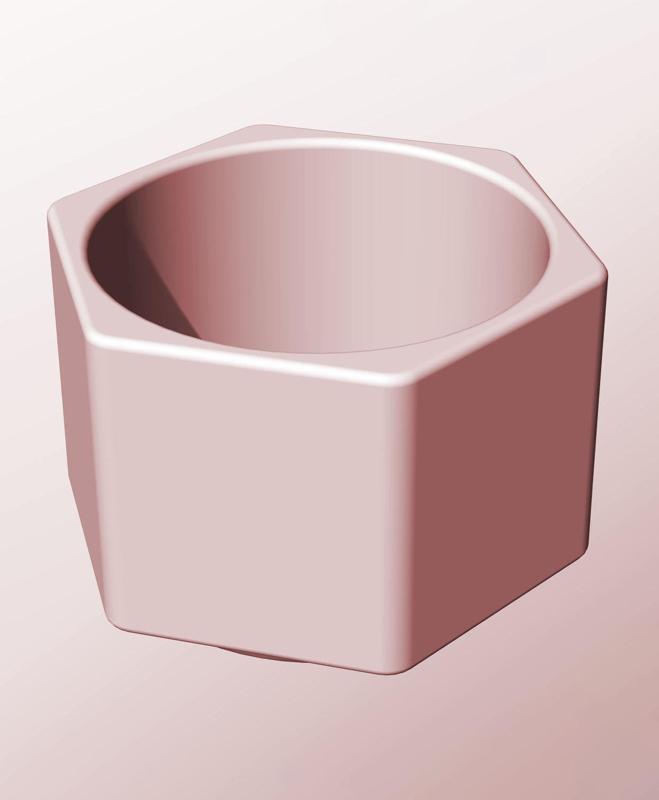 CH68-50 Modular stacking container for modern home decor 3d print stl