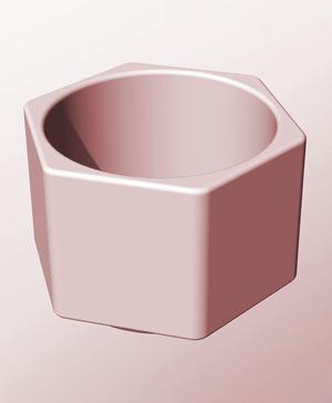 CH68-50 Modular stacking container for modern home decor 3d print stl