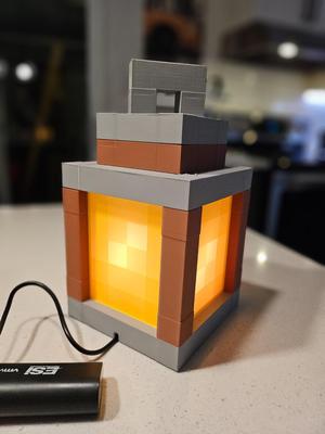 Cozy Minecraft Lantern LED lightbox