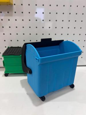 The swing-top dumpster