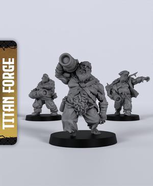 Ogre Zombie Gunners - With Free Dragon Warhammer - 5e DnD Inspired for RPG and Wargamers