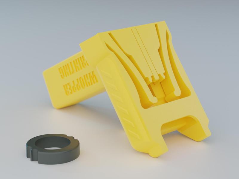 Print-In-Place Saucer Launcher - Version 2