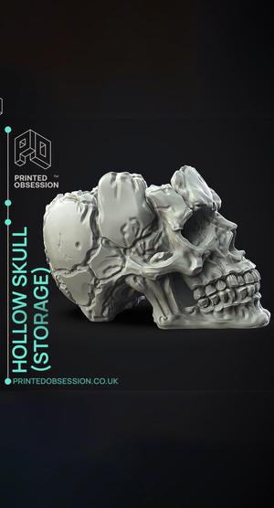 Hollow Skull - Pencil Holder - Decor