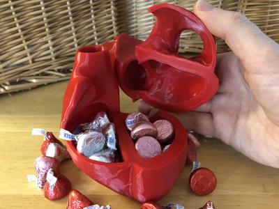 Open Heart Chocolate Box