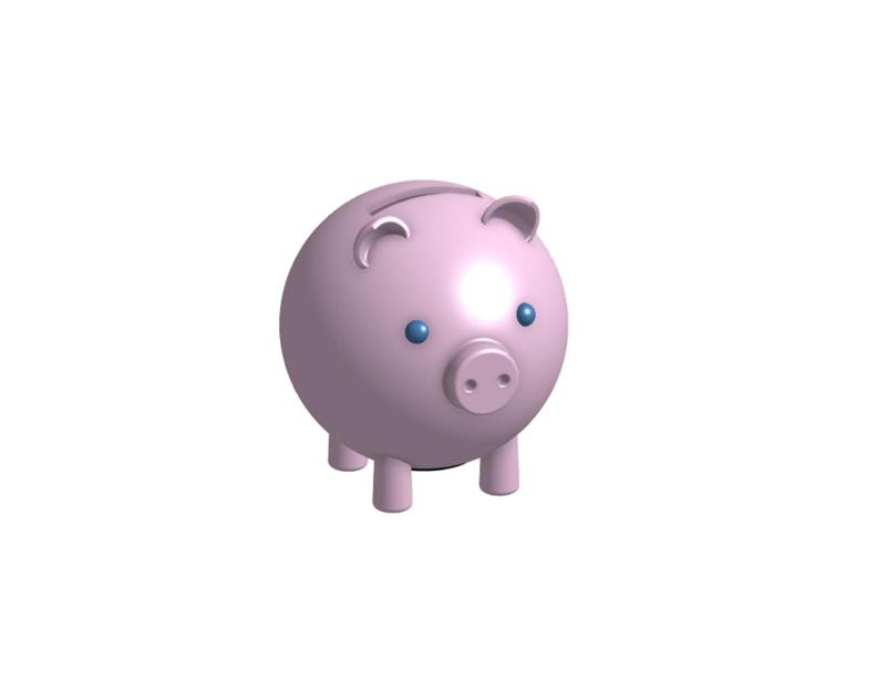 Piggy Bank - Minimalistic Style