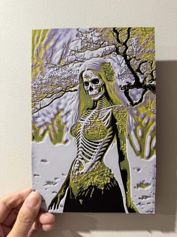Skeleton in Blossoms