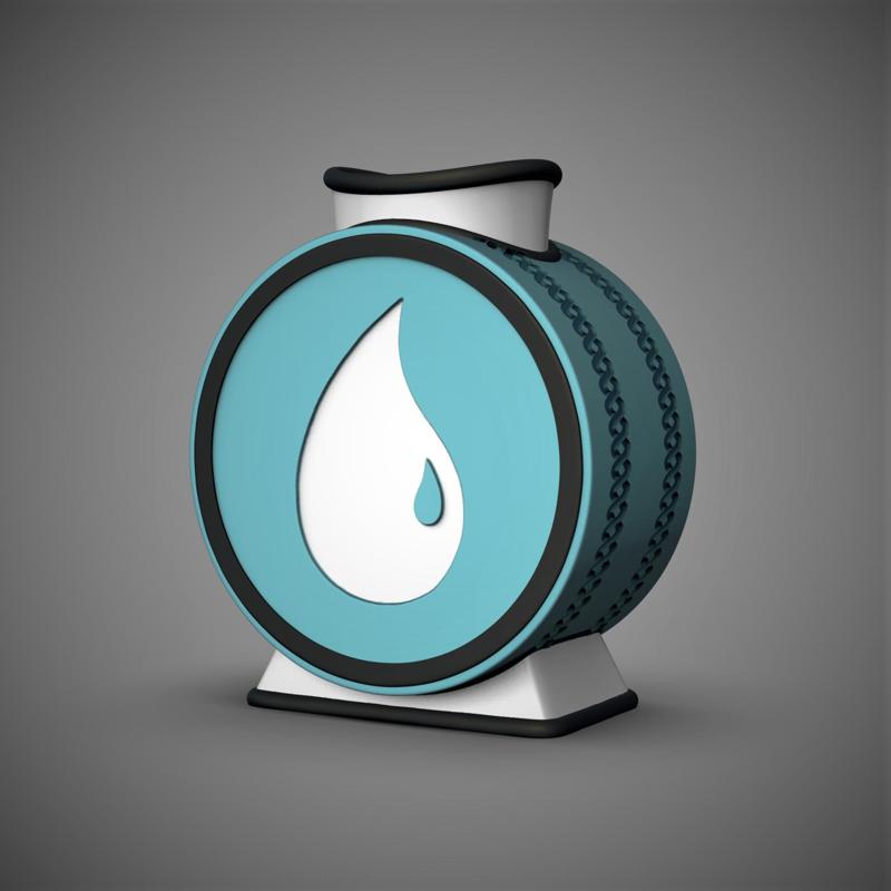 Island Mana Vase -(Magic The Gathering Inspired)