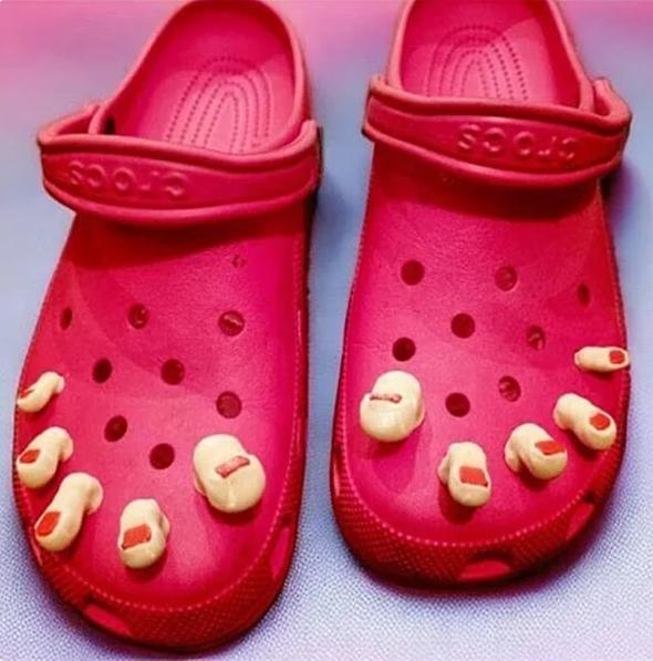 toes croc charm (Multi-/Single color)