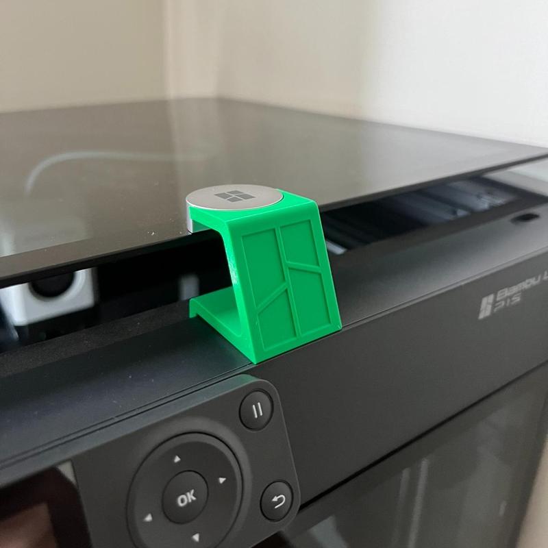 Top glass riser BambuLab Emboss *V2* [P1S and X1C]
