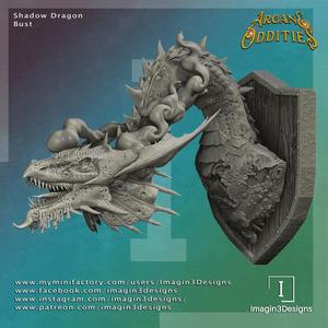 Shadow Dragon Bust