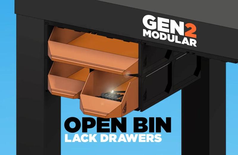 GEN2 - Open Bin Drawers