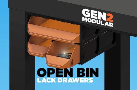 GEN2 - Open Bin Drawers
