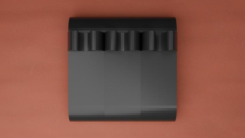 triple adhereable cable clip