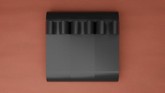 triple adhereable cable clip