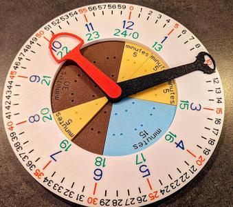 Learning/education clock for kids