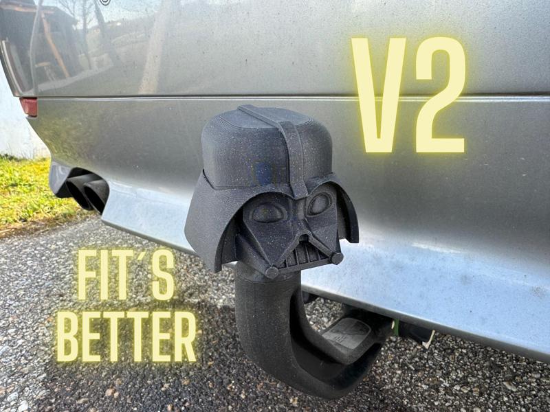NEW Brick Darth Vader Hitch Ball Cover V2 