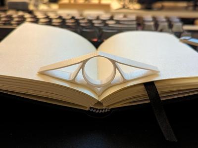 lightweight page holder